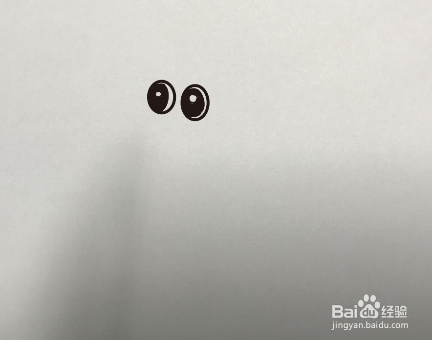 如何画大眼睛树懒的简笔画