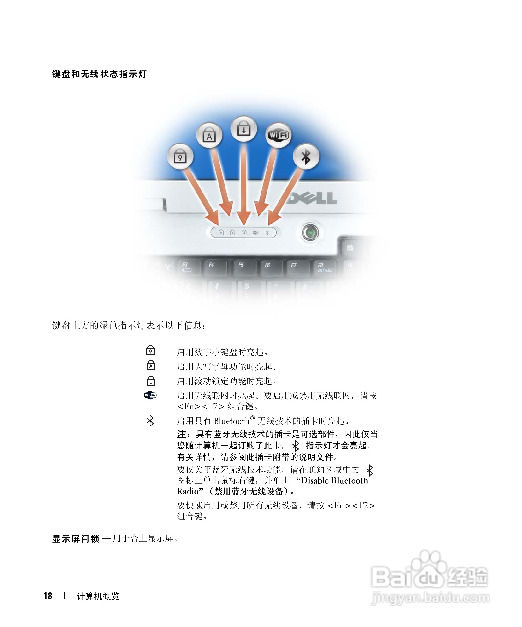 戴尔Inspiron E1405笔记本电脑使用说明书:[2]