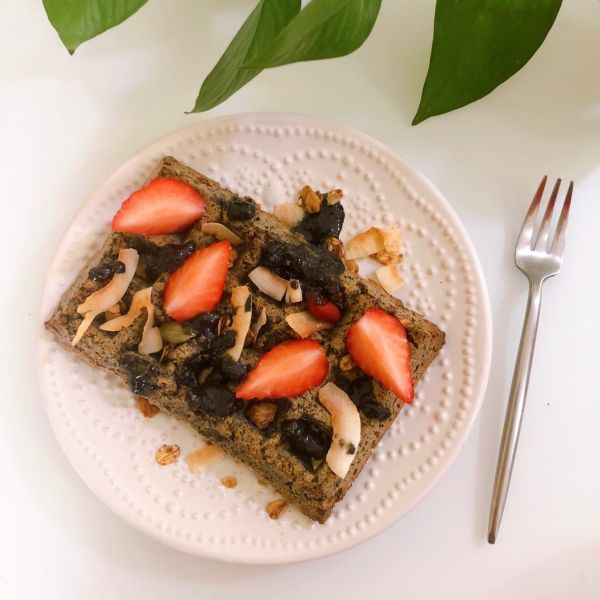 黑芝麻燕麦华夫饼