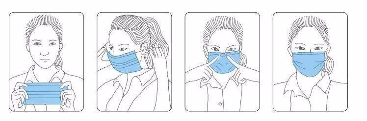 如何正确佩戴一次性医用外科口罩