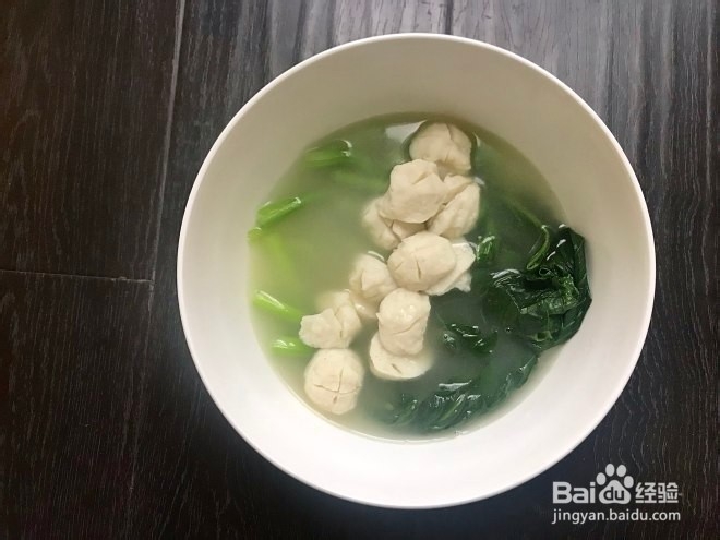 怎么做美味的墨鱼丸高汤浸菜心