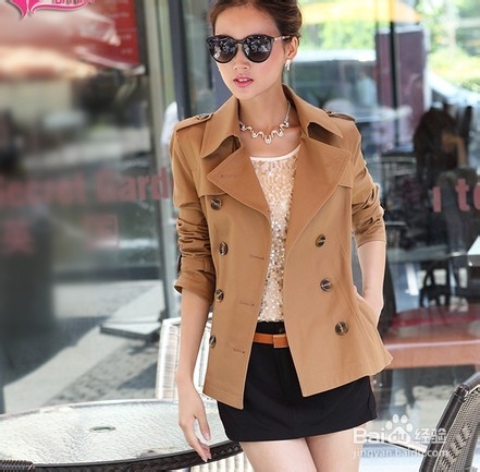 韩版风衣怎么搭配