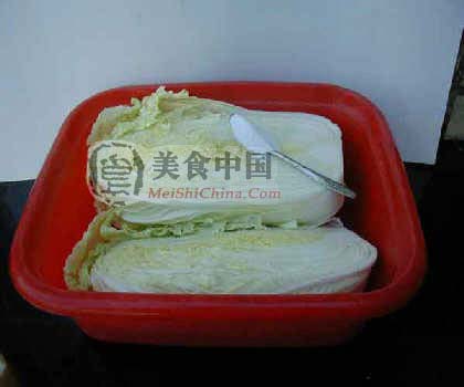 韩国辣白菜的制作方法