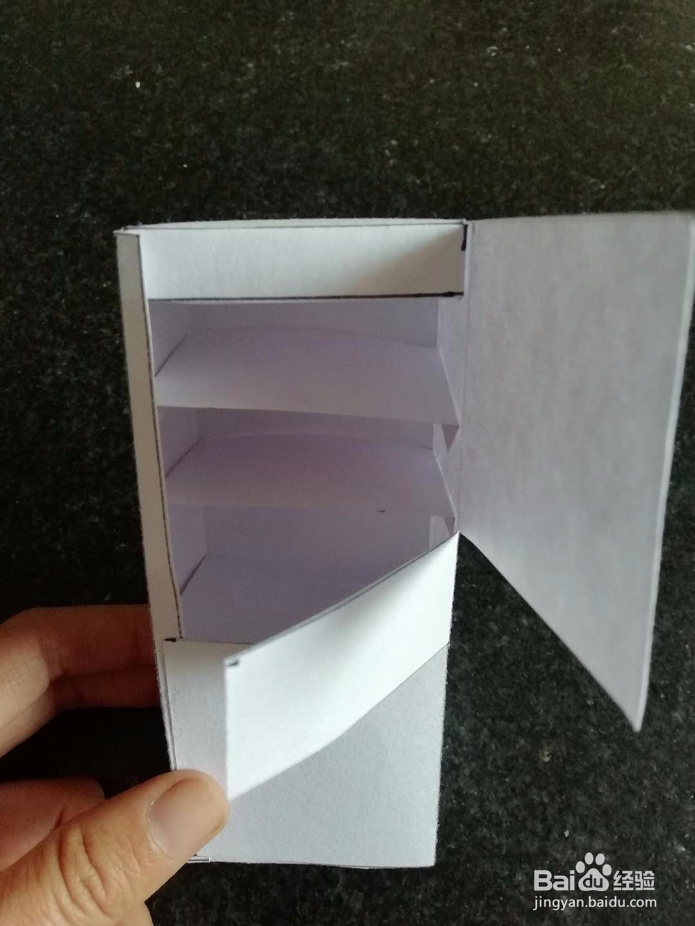 卡纸怎么做冰箱