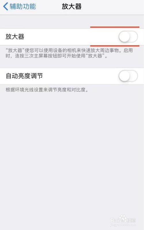 苹果放大器怎么关闭缩放