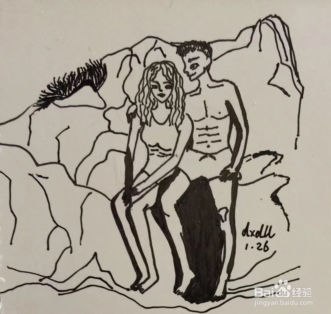 插画教程之乔伊和爱莎