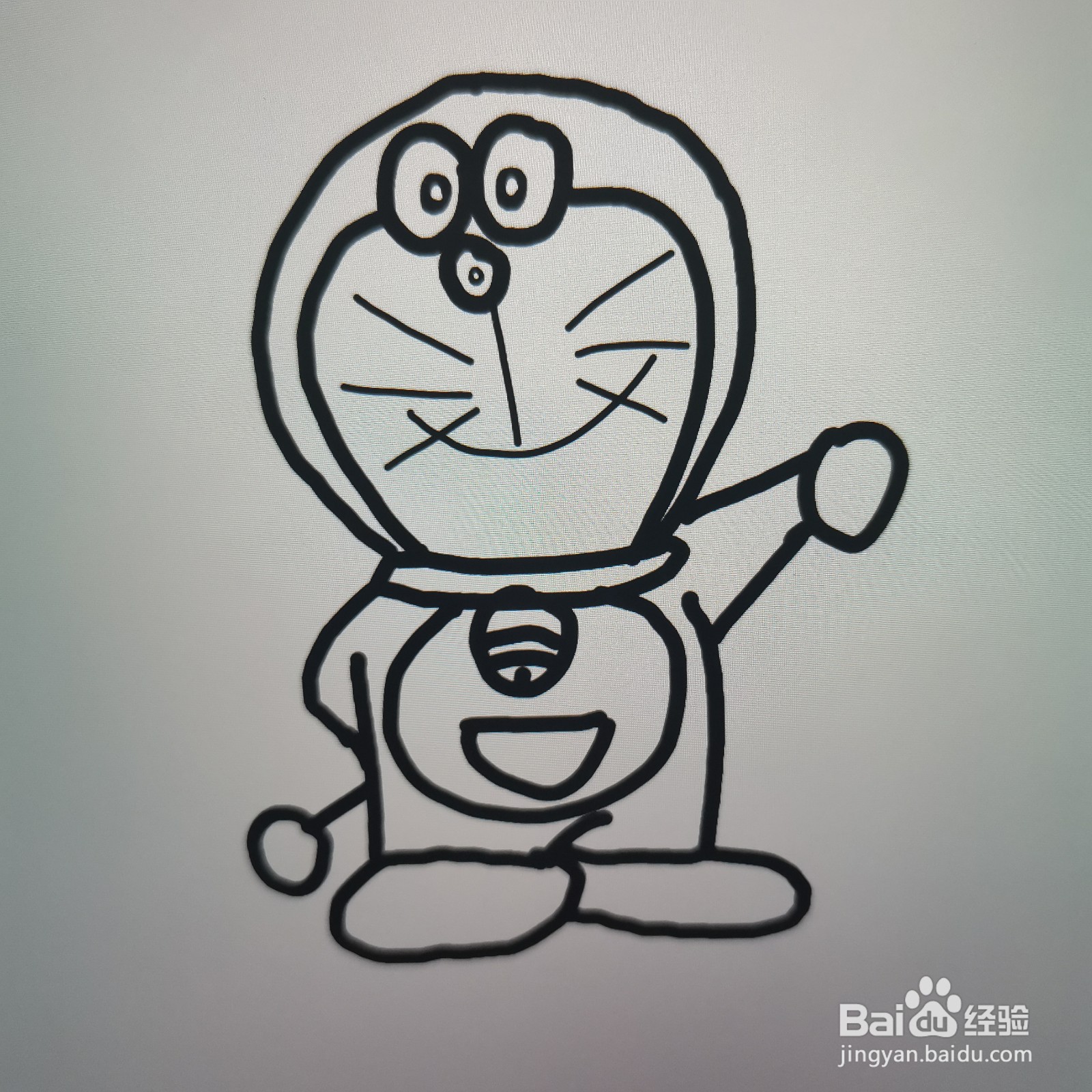 哆啦A梦简笔画怎么画