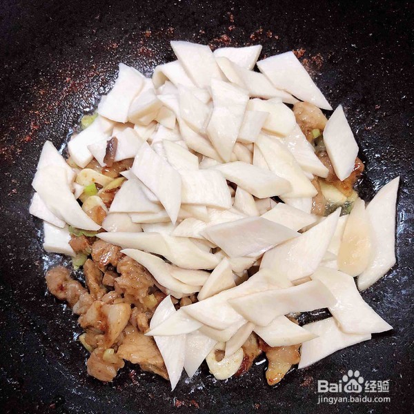 五花肉杏鲍菇