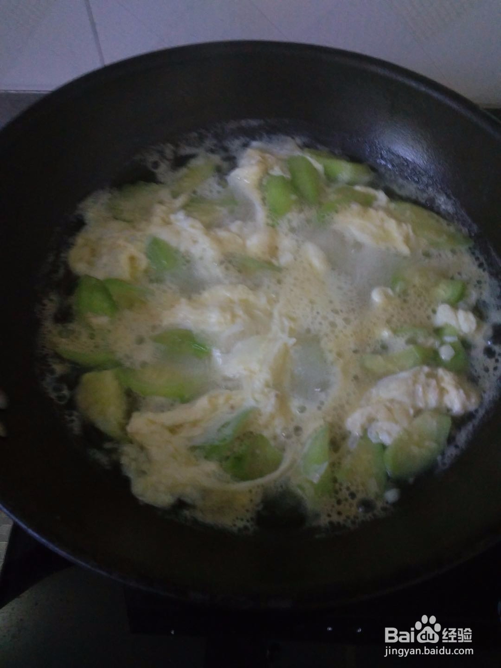 丝瓜鸡蛋汤的做法