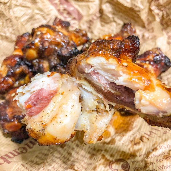 蒜香无油烤鸡腿