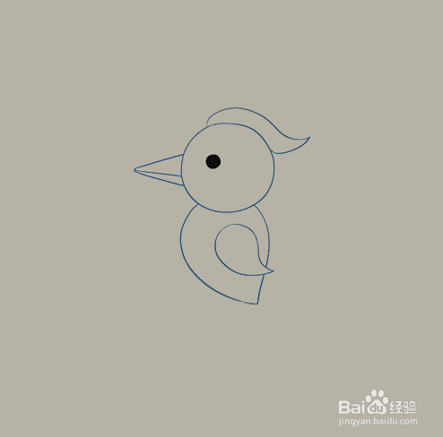 如何画啄木鸟的简笔画？