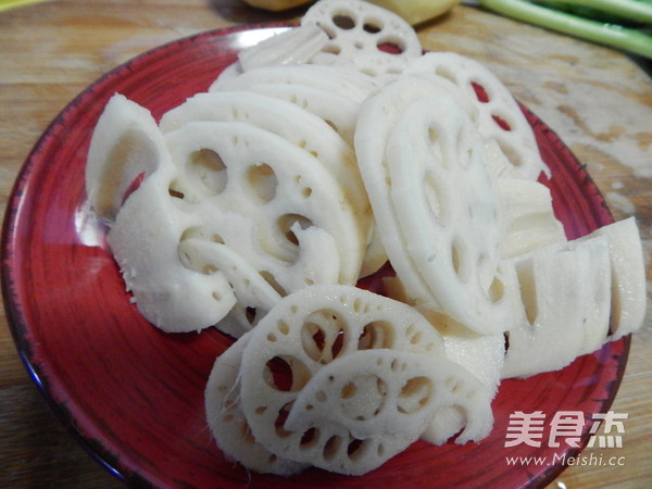 糖醋藕片的做法