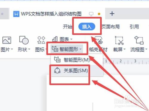 wps文檔怎樣插入組織結構圖
