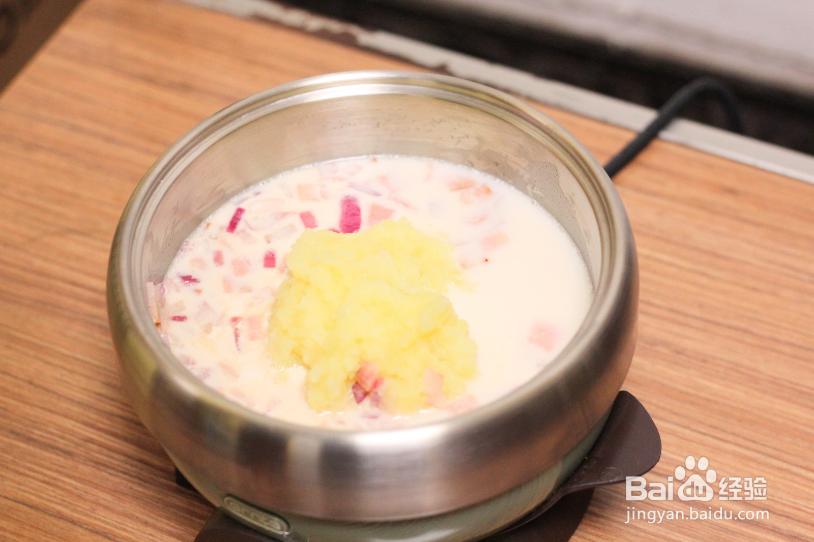 培根土豆浓汤的做法