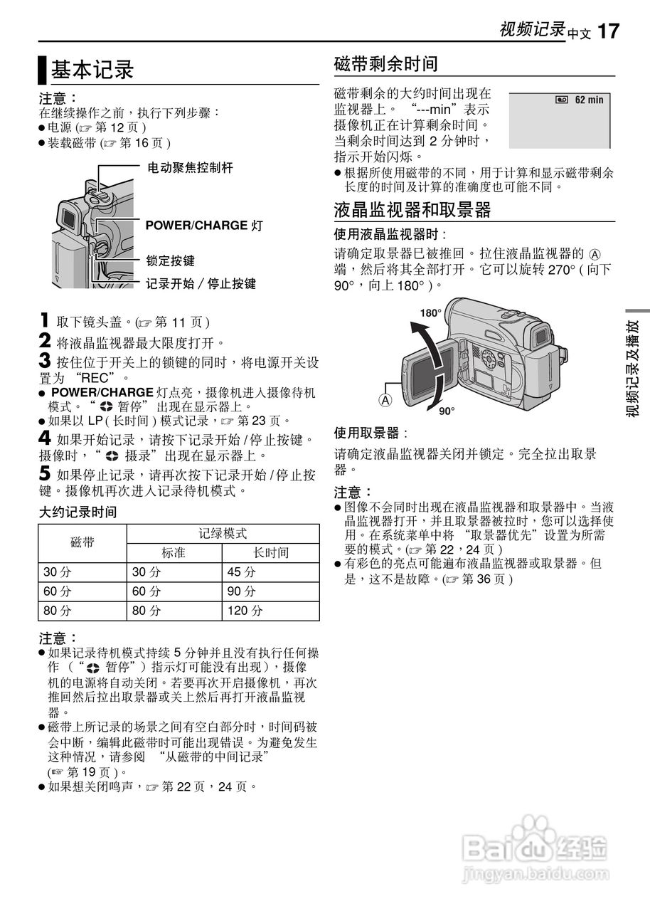 JVC GR-D320AC数码摄像机说明书:[2]