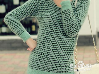 蜂窝针毛衣的织法图解针