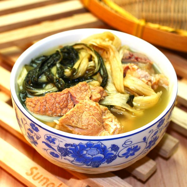 广式南北杏菜干益肺汤