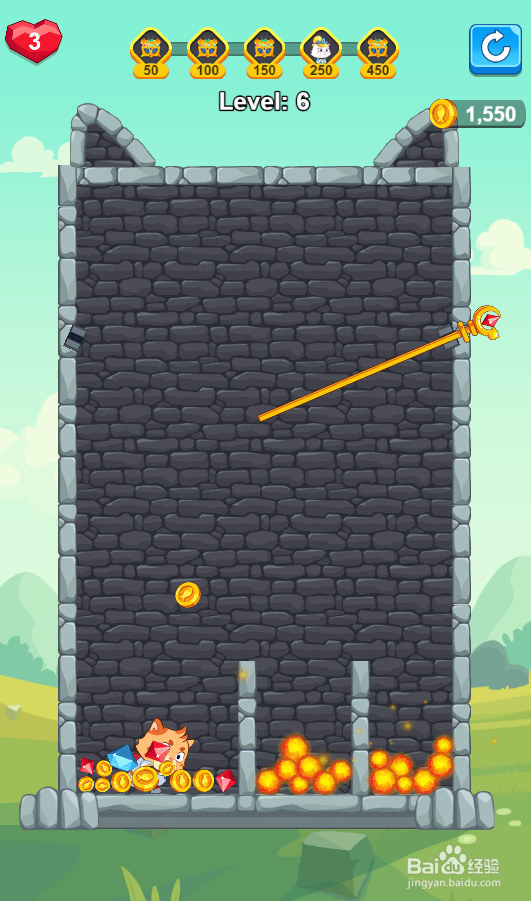 Cat Force的Level：6如何通过？