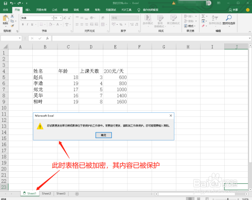 如何让Excel表格内容不被修改