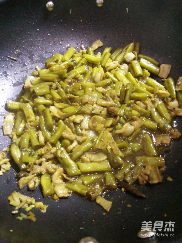 肉末榄菜四季豆