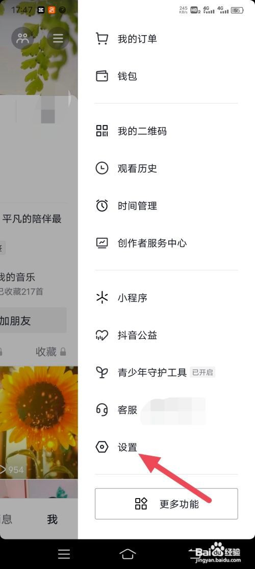 抖音极速版怎么设置经典背景模式