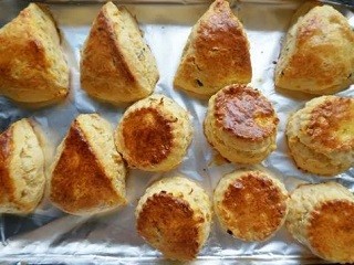 蛋黄肉松司康怎么做