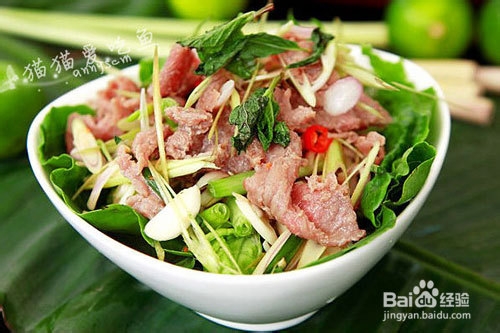 夏日清凉薄荷拌肥牛