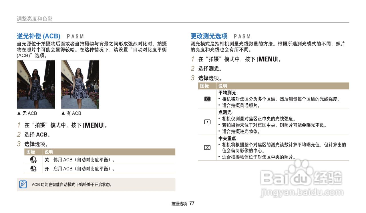 三星WB202F数码相机说明书:[8]