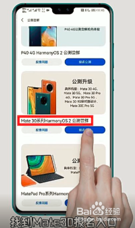 mate30pro怎么升级鸿蒙系统