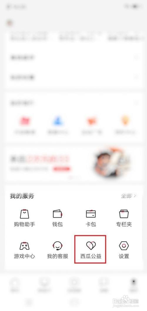 西瓜视频app公益捐赠在哪里设置