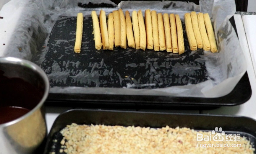 巧克力手指饼干的详细教程