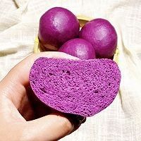 早餐的美味 紫薯馒头