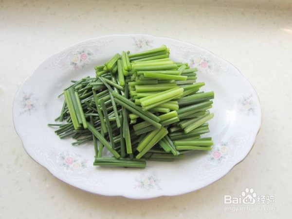 韭苔炒虾仁的做法