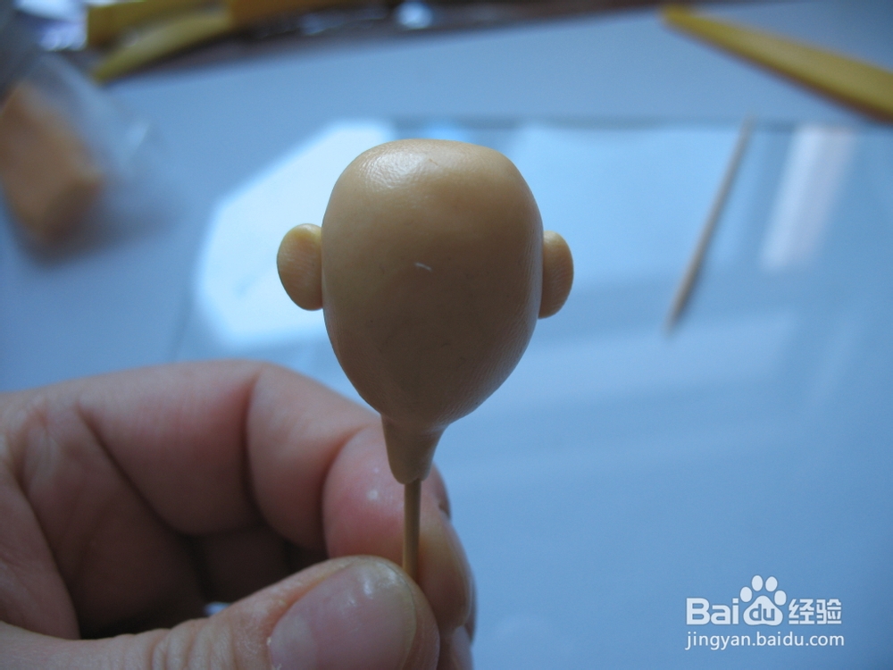 如何用软陶制作卡通头像