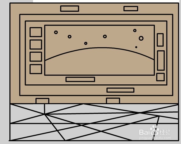flash如何绘制一个太空基地的背景