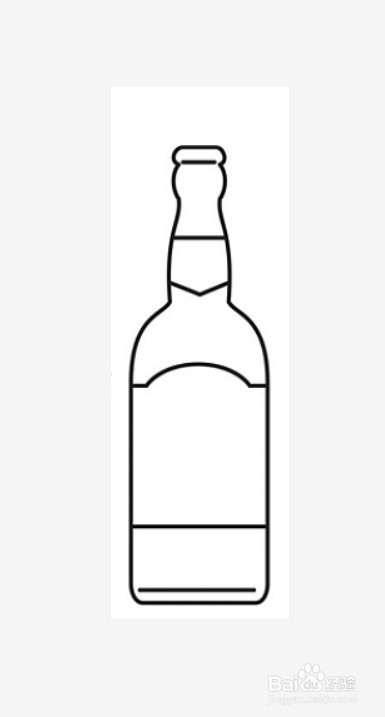 qq红包酒瓶怎么画