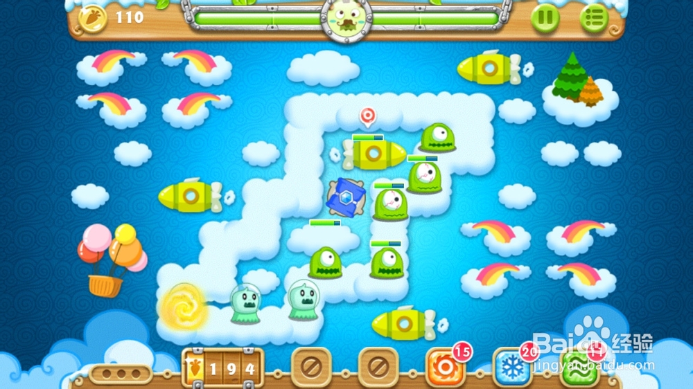 保卫萝卜2-59关金萝卜+钻石任务