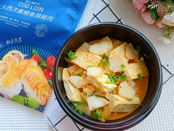 鳕鱼黄金豆腐煲