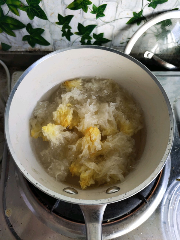 解暑滋补黑枸杞雪耳饮