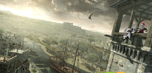 《刺客信条：兄弟会》爬梵蒂冈旗杆的图文攻略