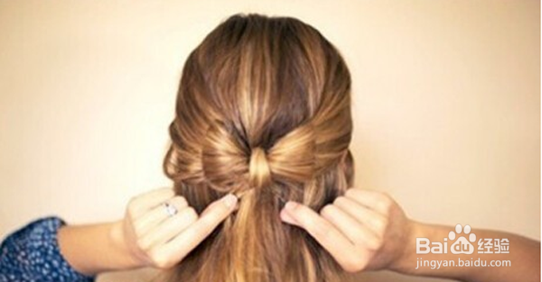 新娘蝴蝶结的系法图解