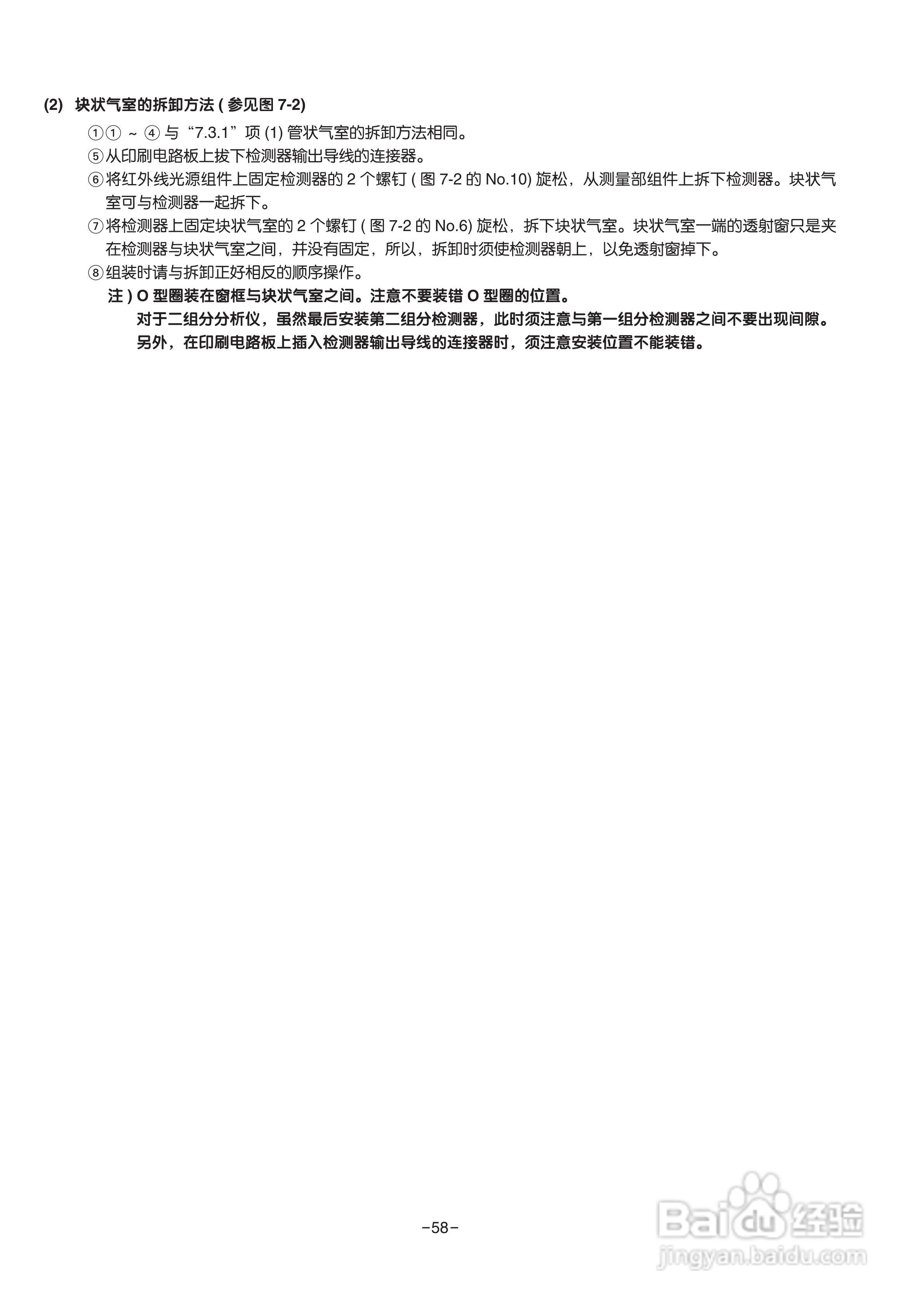 富士ZRE 红外气体分析仪使用说明书:[7]