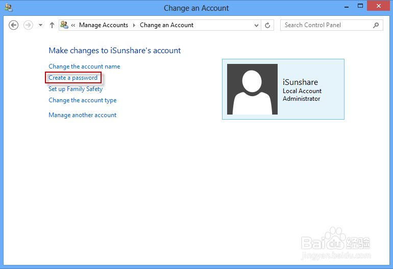 Windows 8怎么设置开机密码
