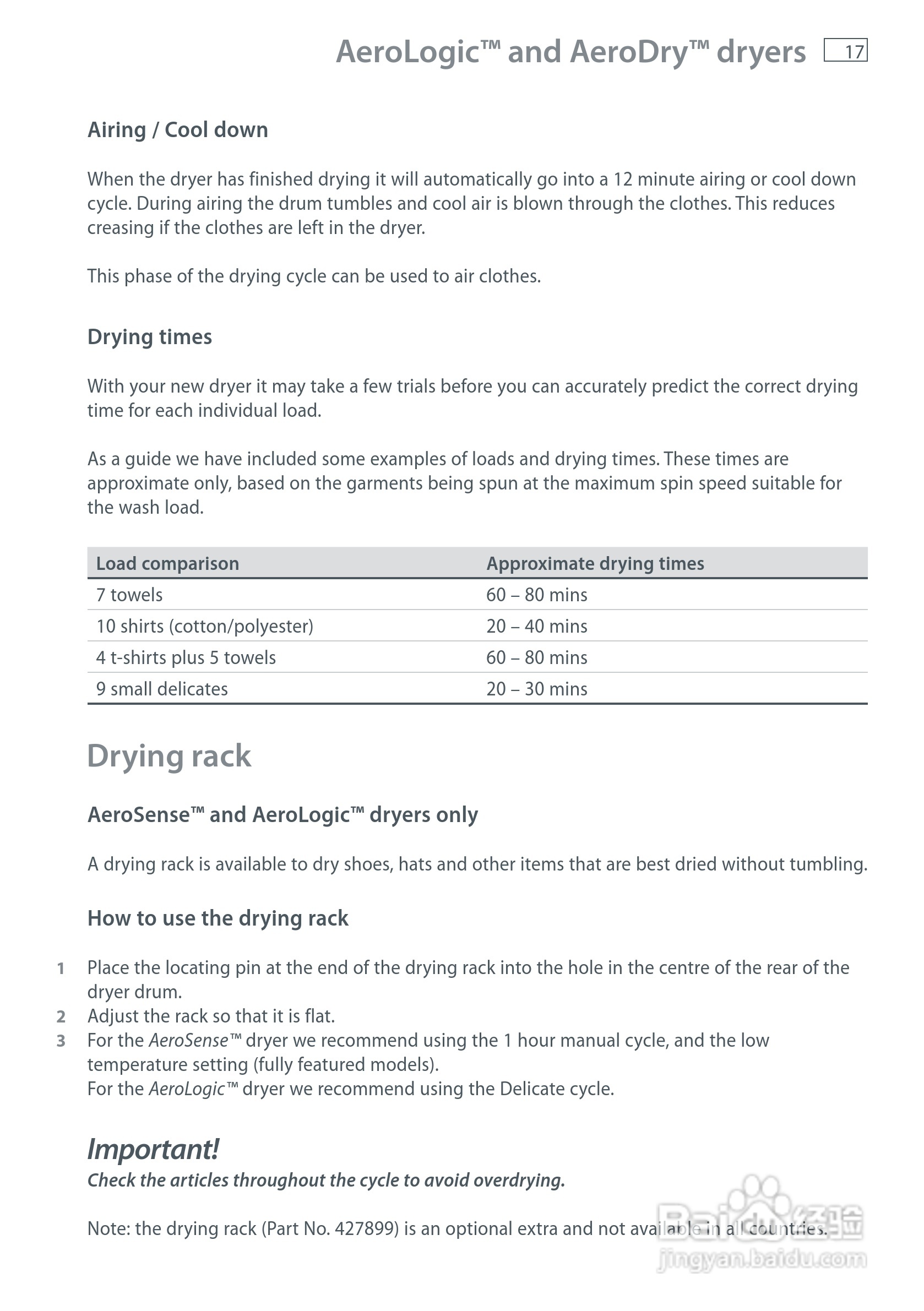 斐雪派克DE50F56E滚桶洗衣机说明书:[2]