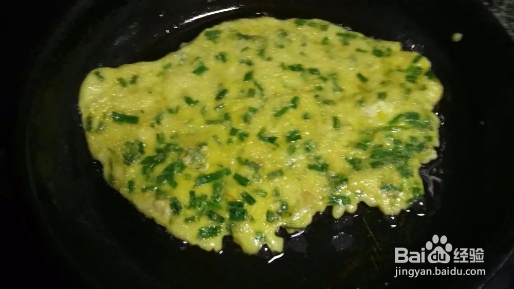 简单易学的韭菜煎饼
