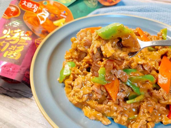 生炒酱汁牛肉丝