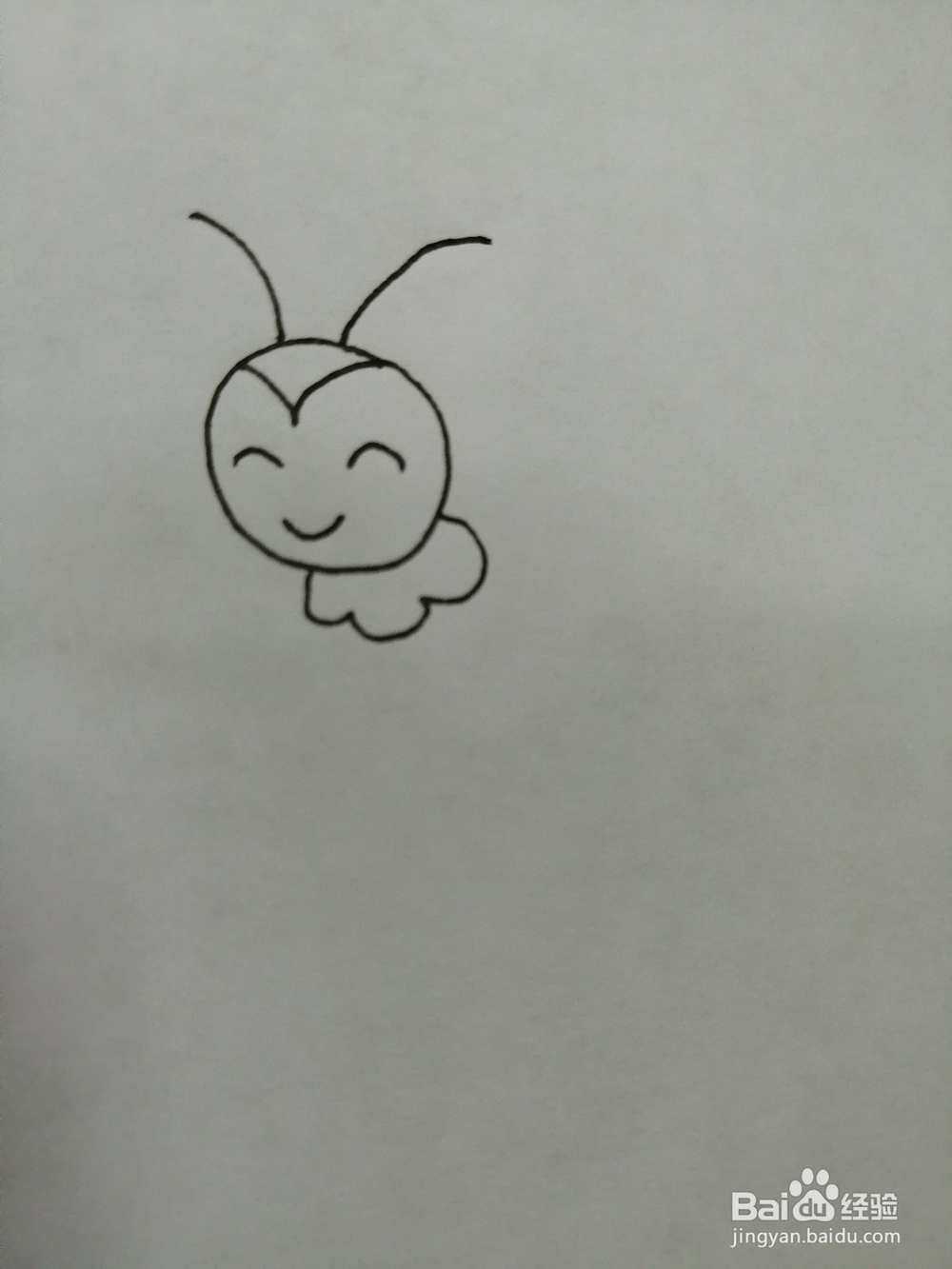 可爱的小蜜蜂怎么画