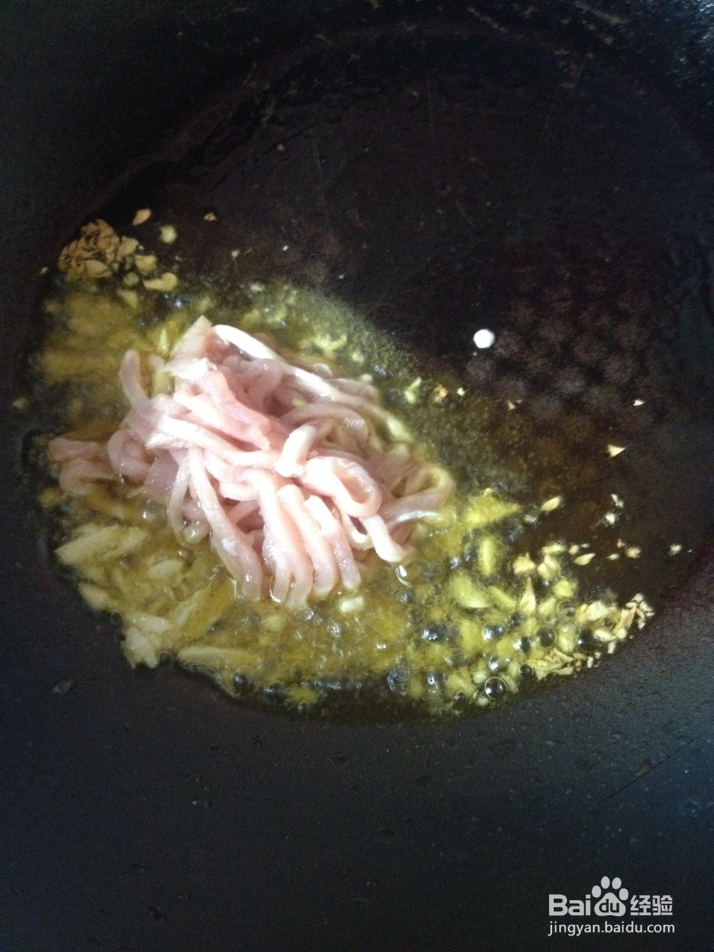 酱香肉丝拌莜面