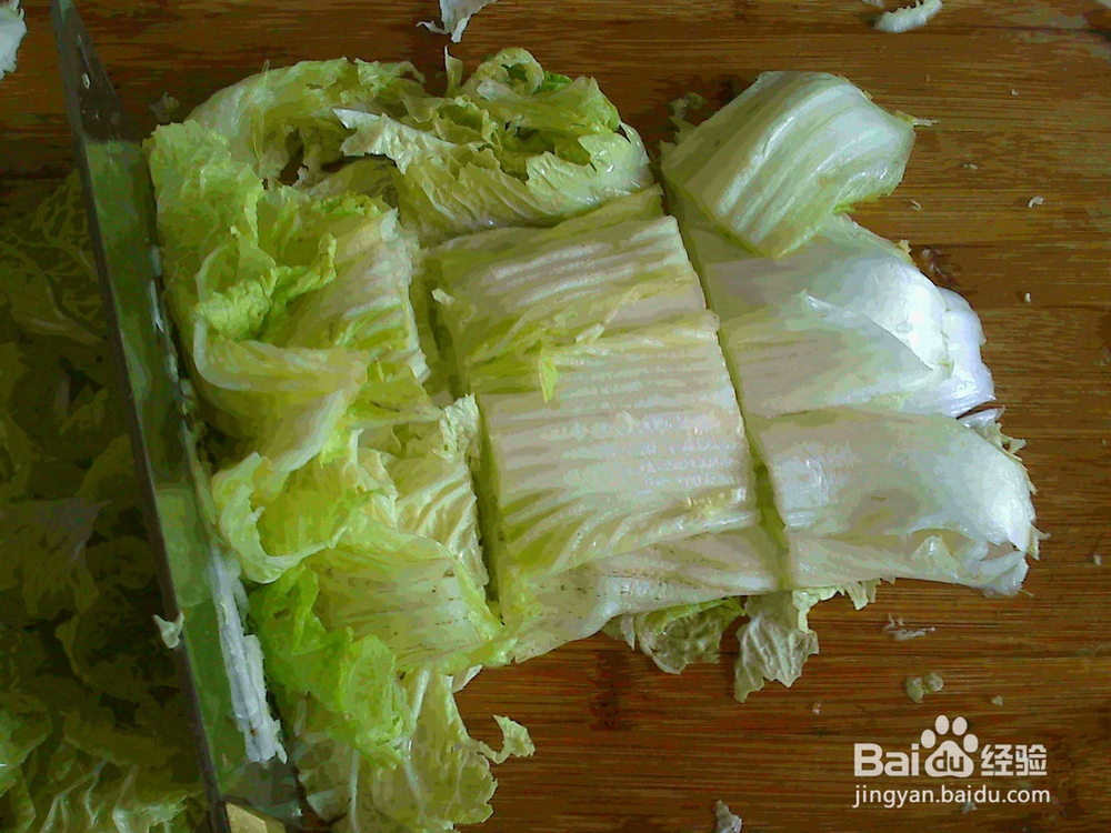 #美食#老年人怎样做好大白菜段焖土豆的备料