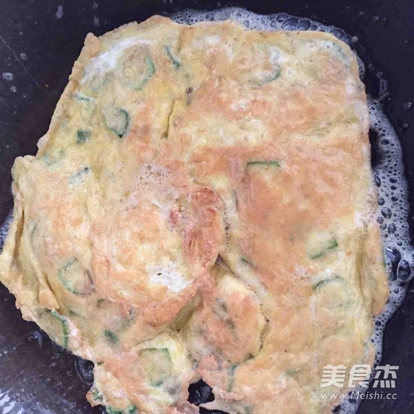 秋葵鸡蛋煎饼